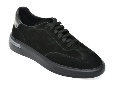 Pantofi sport GRYXX negri, BF048, din piele intoarsa