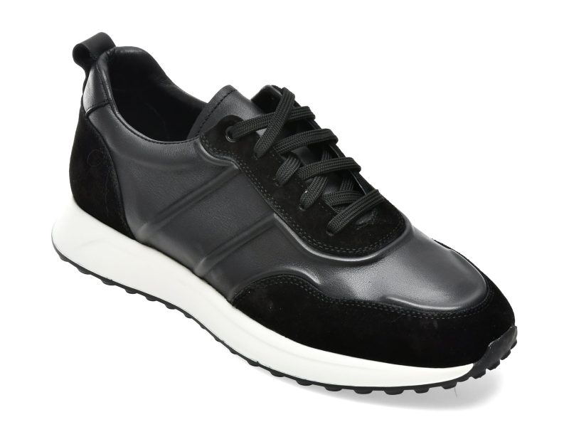 Pantofi sport GRYXX negri, BF579, din piele naturala