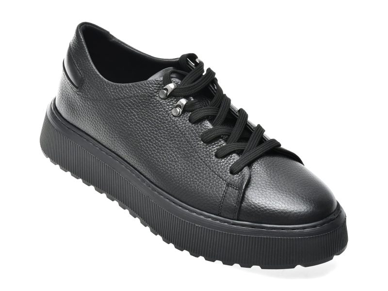 Pantofi GRYXX negri, HRZ505, din piele naturala