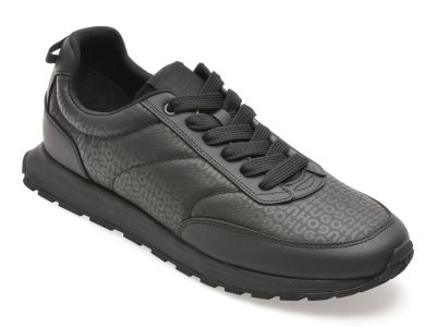 Pantofi sport HUGO negri, 7854, din material textil