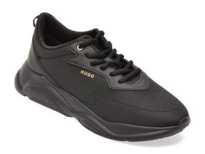 Pantofi sport HUGO negri, 7985, din material textil