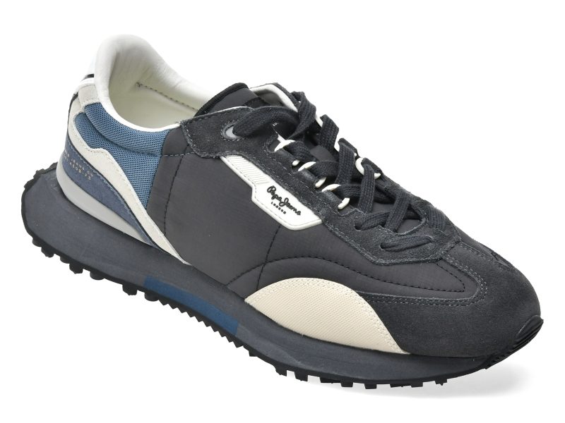 Pantofi sport PEPE JEANS bleumarin, MS60033, din material textil