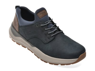 Pantofi sport RIEKER bleumarin, 6050, din piele naturala
