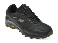Pantofi sport SKECHERS negri, EQUALIZER 5.0 TRAIL, din material textil si piele naturala