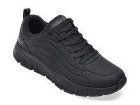 Pantofi sport SKECHERS negri, BOBS B LITE, din piele ecologica