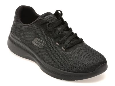 Pantofi sport SKECHERS negri, DYNAMIGHT 3.0, din material textil