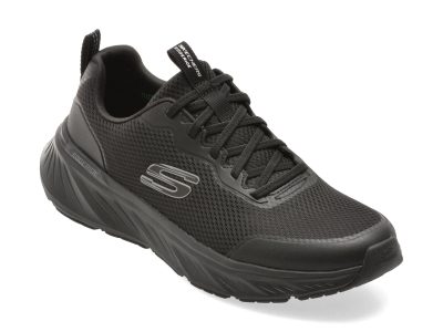 Pantofi sport SKECHERS negri, EDGERIDE, din material textil