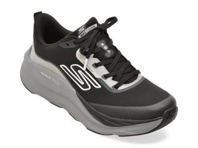 Pantofi sport SKECHERS negri, MAX RUN, din material textil