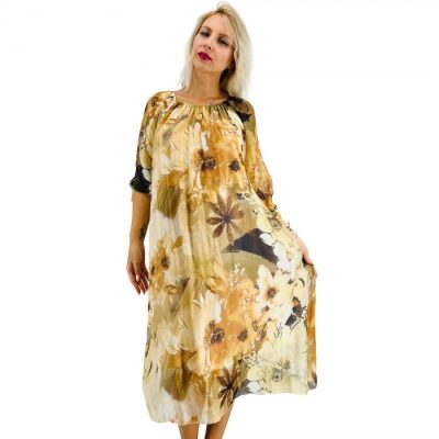Rochie dreapta tip matase Mariana 6
