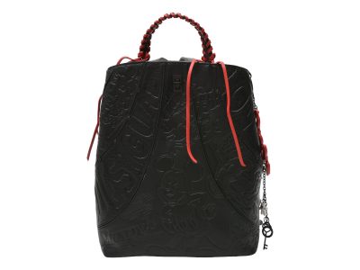 Rucsac DESIGUAL negru, WAKP03, din piele ecologica