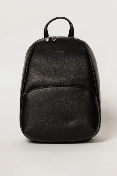 Rucsac negru incapator cu design structurat