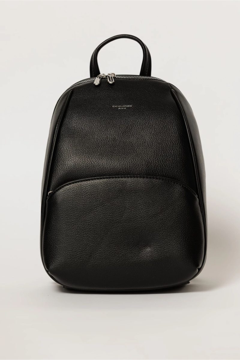 Rucsac negru incapator cu design structurat