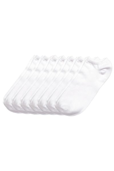 Set 3 sosete albe Bumbac