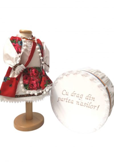 Set Botez Traditional a    Manuela a    2 piese   costumas si cufar brodat