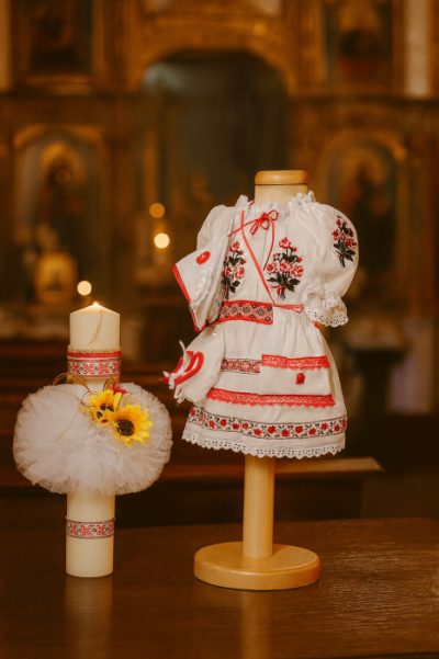 Set Botez Traditional - Marina 2 piese   Botez Traditional: lumanare, costumas