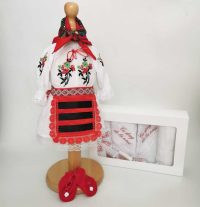 Set Botez Traditional Muna 9 - 2 piese   costumas si cufar
