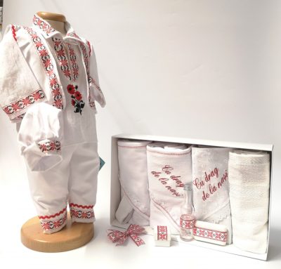 Set Botez Traditional Raul 10 a    2 piese   Botez Traditional: trusou, costumas