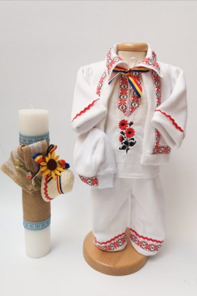 Set Botez Traditional Raul 10   Botez Traditional : costumas, lumanare
