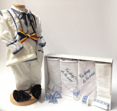 Set Costum National Victoras 7 si Trusou Botez Traditional
