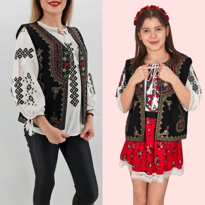 Set Traditional   Vesta Mama   Vesta fiica Angelica