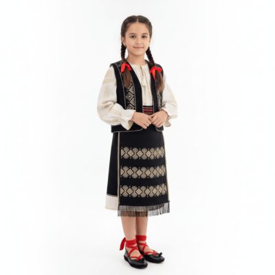Set vesta ,fote si brau traditional Mira 8 - 4 piese