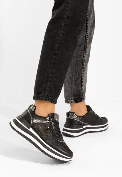 Sneakers cu platformă Selviana V3 negri