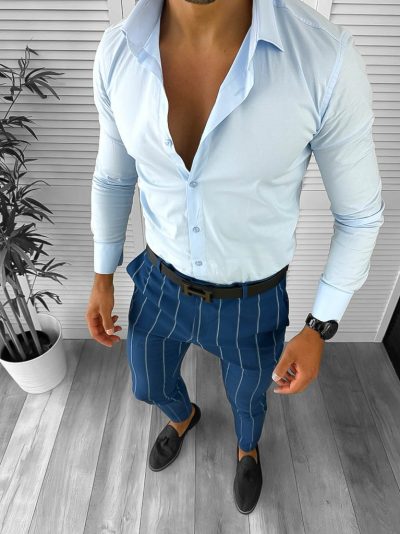 Tinuta barbati smart casual Pantaloni + Camasa  12619 E