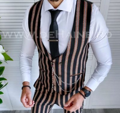 Vesta barbati eleganta slim fit 11992  E V2